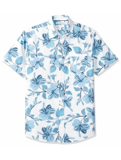 Men's Regular-fit Short-Sleeve Print Shirt