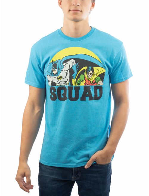 Men's Dc Comics Batman and Robin Squad Graphic T-shirt