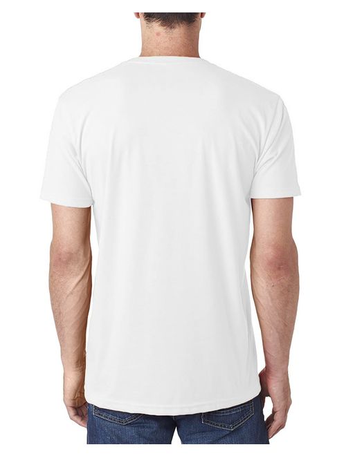 Men's Short Sleeve Premium Solid Cotton V Neck T-Shirts