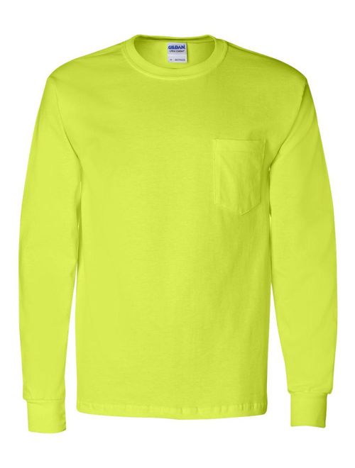 Gildan - Ultra Cotton Long Sleeve Pocket T-Shirt - 2410