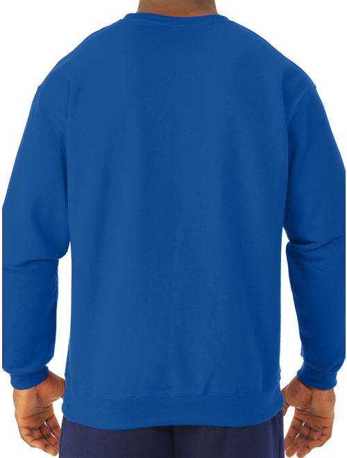 Jerzees Men's and Big Men's Fleece Crew Neck Sweatshirt, up to Size 3XL