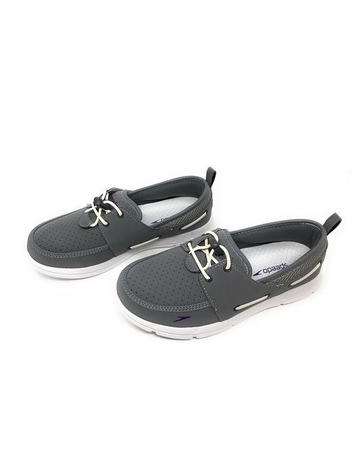 Speedo. Women's Port Lightweight Breathable Water Shoe (8, Grey)
