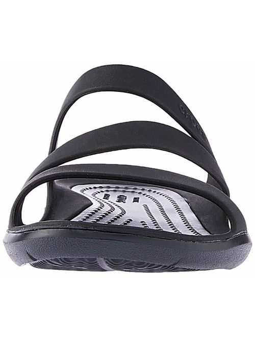 Crocs Women's Swiftwater Sandal Sport Black, 9 M US