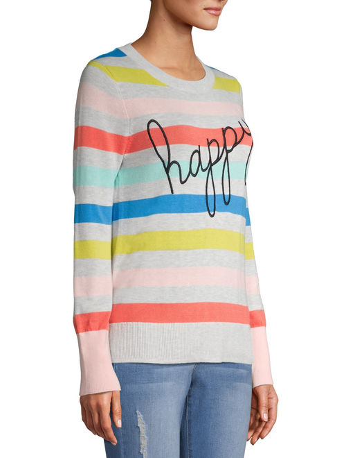 Time and Tru Women's Happy Sweater