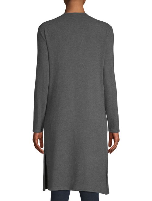 Concepts Women's Long Sleeve Duster Cardigan with Pockets
