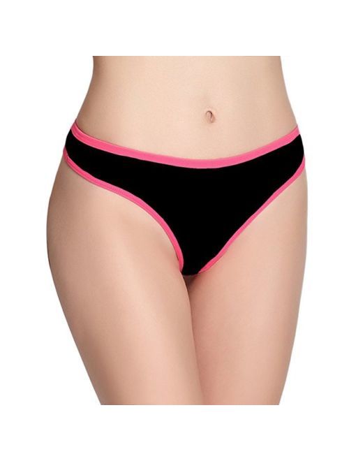 Emprella Womens Underwear Thong Panties - 7 Pack Colors and Patterns May Vary