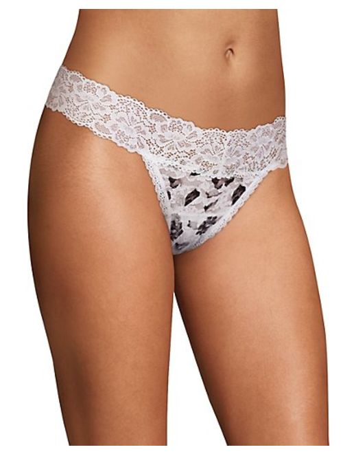 Women's Maidenform DMESLT Sexy Must Haves Lace Thong