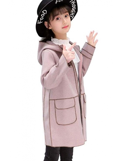 Miss Bei Kids Girls Spring Winter Warm Fur Cartoon Coats Dress Hooded Snowsuit Outerwear Jackets ...