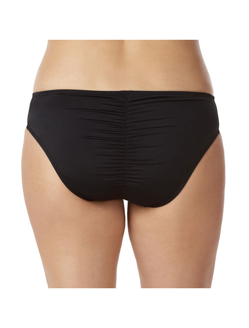100 Degrees Women's Sassy Ruched Back Bikini Swimsuit Bottom
