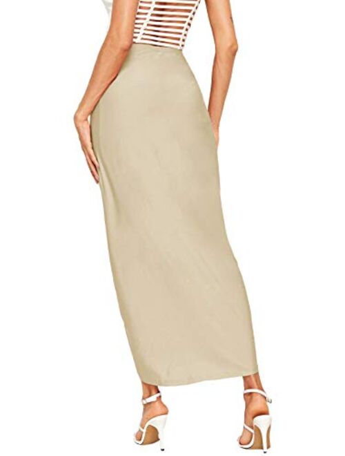 Shein High Waist Draped Skirt