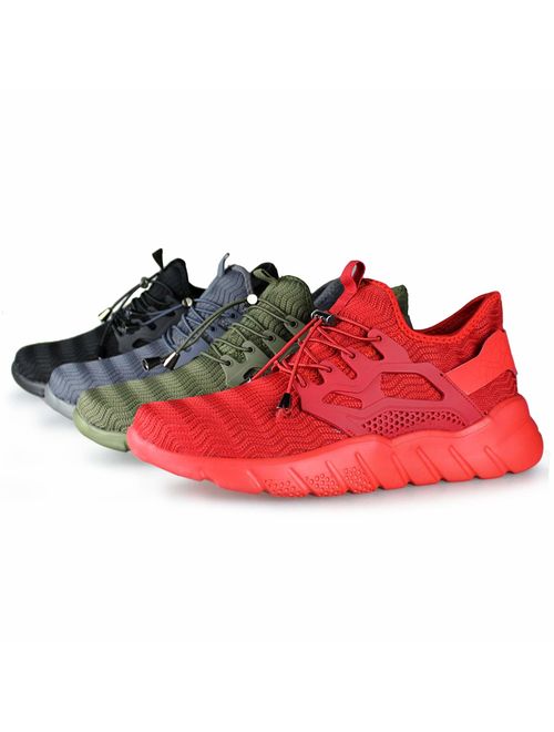 Hawkwell Men's Slip-on Breathable Athletic Running Walking Shoes
