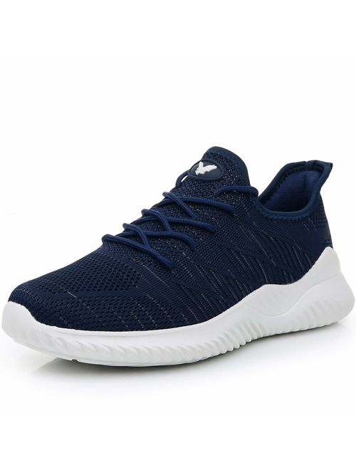 Impdoo Men's Memory Foam Slip On Walking Sneakers Comfortable Sports Athletic Tennis Running Shoes(US7-12 B(M)