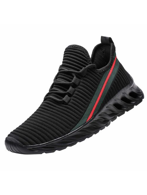 Dekksen Men's Running Shoes Ultra Lightweight Breathable Casual Sports Shoes Fashion Sneakers Walking Shoes