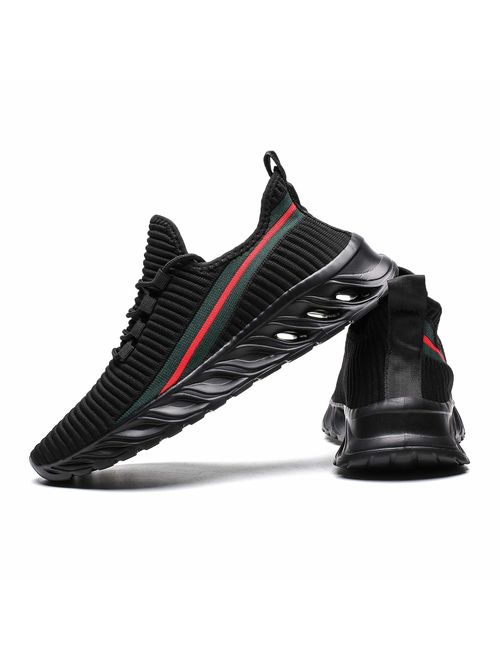 Dekksen Men's Running Shoes Ultra Lightweight Breathable Casual Sports Shoes Fashion Sneakers Walking Shoes