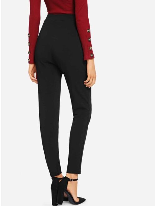 Shein Pocket Side Skinny Pants