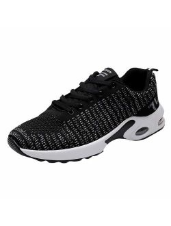 Casual Sneakers for Men RQWEIN Trail Running Shoes Lightweight Fashion Mesh Tennis Walking Workout Athletic Shoes