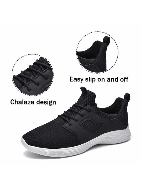 Hainice Mens Sneakers Lightweight Gym Shoes Walking Shoes Mens Tennis Shoes Non Slip Athletic Running Slip-On Shoes
