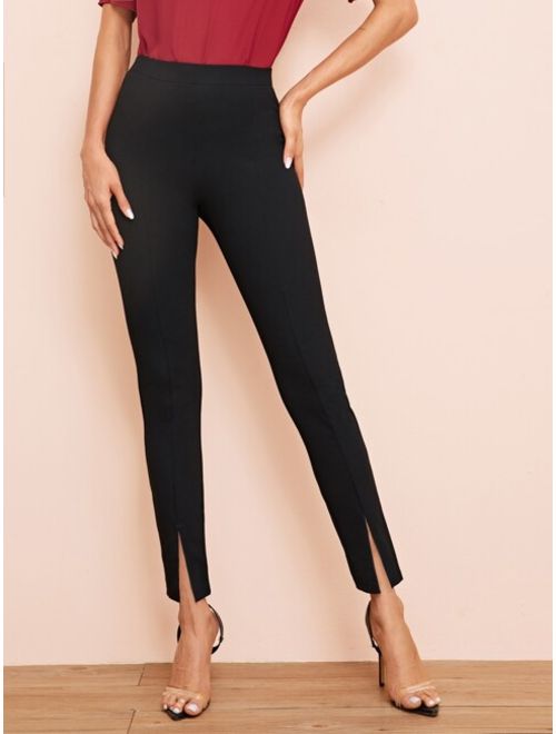 Shein Split Hem Cigarette Pants