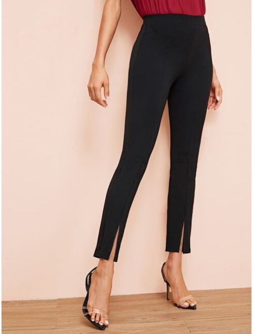 Shein Split Hem Cigarette Pants