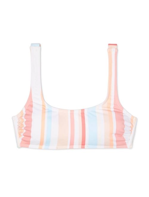 Women's Scoop Neck Bralette Bikini Top - Xhilaration&#153; Stripe