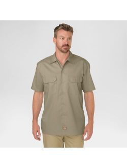 Men's Big and Tall Original Fit Short Sleeve Twill Work Shirt