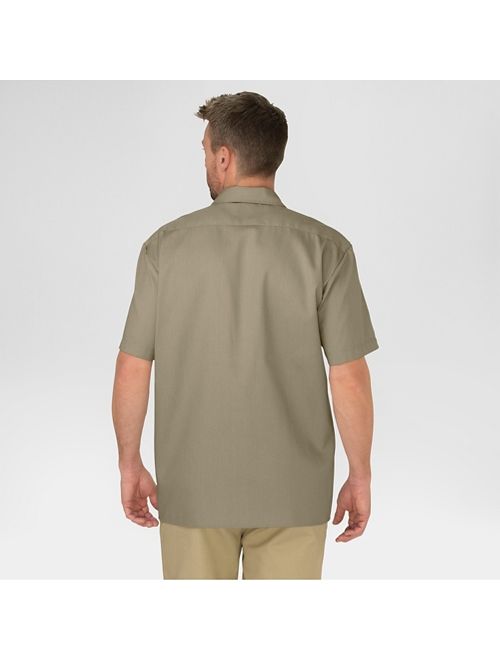 Dickies Men's Big and Tall Original Fit Short Sleeve Twill Work Shirt