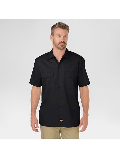Dickies Men's Big and Tall Original Fit Short Sleeve Twill Work Shirt