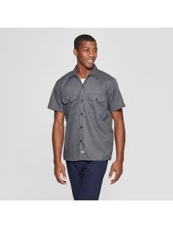 Men's Slim Fit Short Sleeve Button-Down Shirt