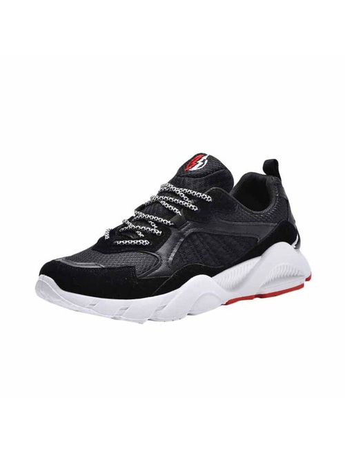 YOcheerful Men's Mesh Shoes Breathable Outdoor Sneakers Lightweight Shoes Wild Casual Shoes