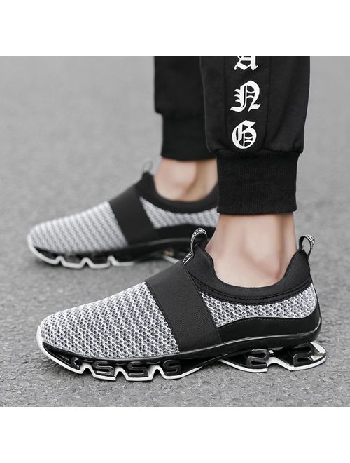 Dannto Men Outdoor Casual Sneakers Mesh Breathable Non-Slip Easy Walking Athletic Sport Running