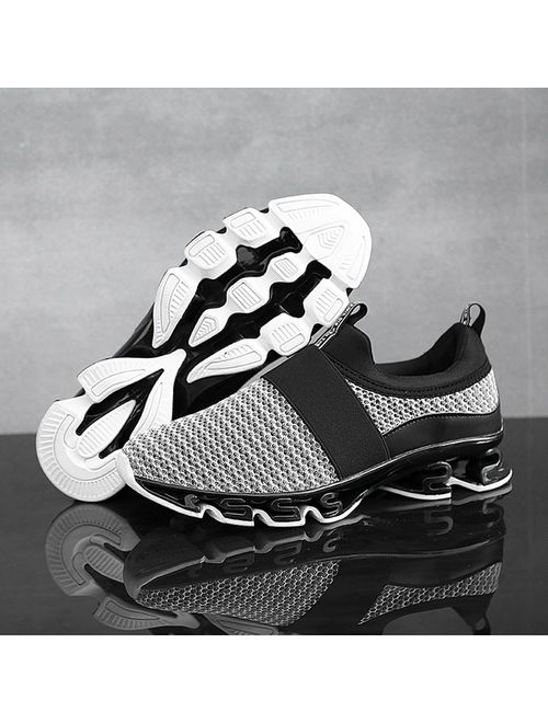 Dannto Men Outdoor Casual Sneakers Mesh Breathable Non-Slip Easy Walking Athletic Sport Running