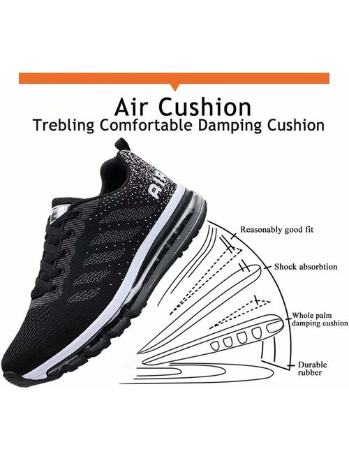 Aszeller Mens Fitness Cross Trainer Shoes Breathable Walking Casual Sports Air Cushion Sneakers