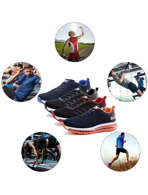 Aszeller Mens Fitness Cross Trainer Shoes Breathable Walking Casual Sports Air Cushion Sneakers