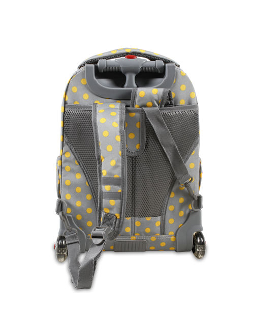 J World Lollipop Rolling Backpack With Lunch Bag, Candy Buttons