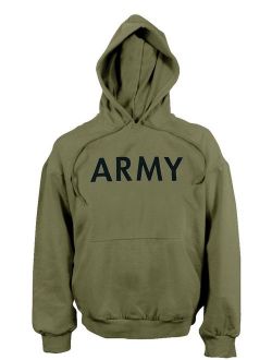 Army Hooded Pullover Sweatshirt