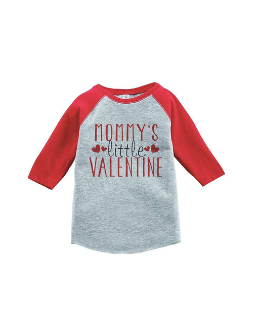 Custom Party Shop Boy's Mommy's Little Valentine Toddler Vintage Baseball Tee - Red / XL Youth (18-20) T-shirt