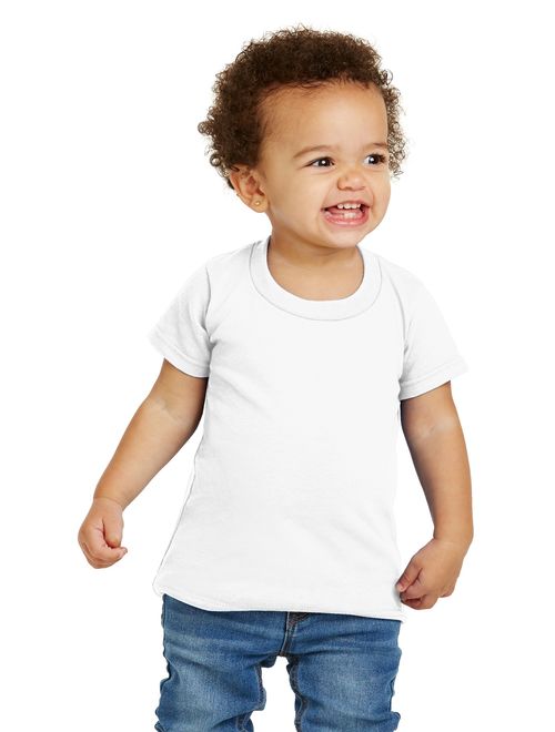 Gildan Activewear Toddler Heavy Cotton T-Shirt. White. 5T.
