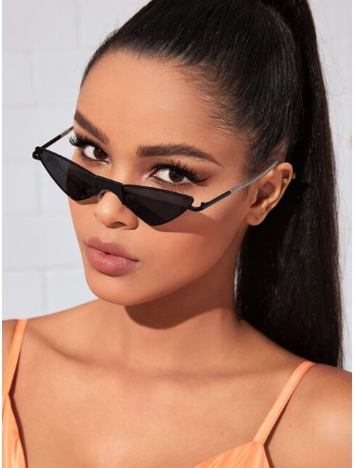 Buy Shein Cat Eye Sunglasses With Case online Topofstyle
