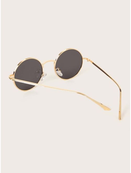 Shein Round Metal Frame Sunglasses