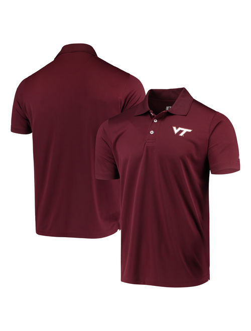 Men's Russell Athletic Maroon Virginia Tech Hokies Classic Fit Synthetic Team Polo