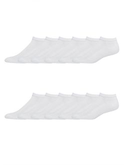 Men's X-Temp Low Cut Socks, 12 Pack