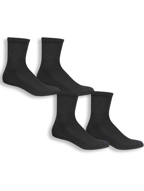 Dr. Scholl's Men's Diabetes and Circulatory Ankle Socks 4 Pack
