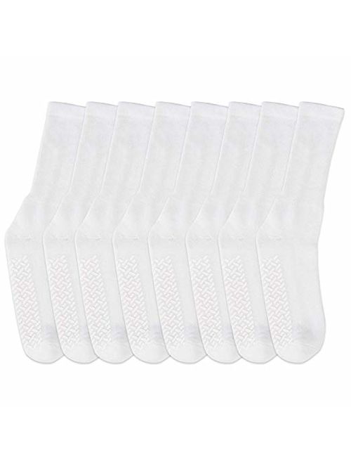 Nobles Assorted Diabetic Anti Skid/ No Slip Hospital Gripper Socks, Great for adults, men, women. Designed for medical hospital patients but great for everyone (Size 10-1