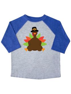 Thanksgiving Pilgrim Turkey Toddler T-Shirt