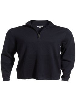 Edwards Garment Long Sleeve 1/4 Zip Fine Gauge Sweater, Style 4072