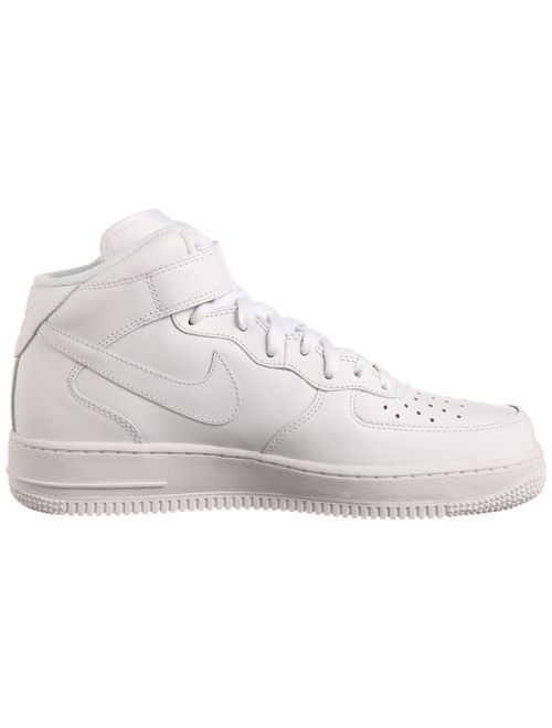 Buy Nike Air Force 1 Mid '07 Men's Shoes White/White 315123-111 (7 D(M ...