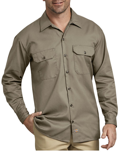 Dickies Men's Original Fit Long Sleeve Twill Work Shirt