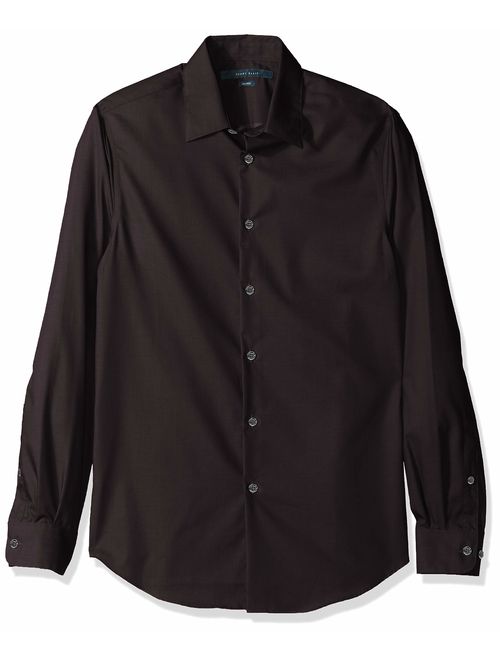 Perry Ellis Men's Travel Luxe Solid Non-Iron Twill Shirt