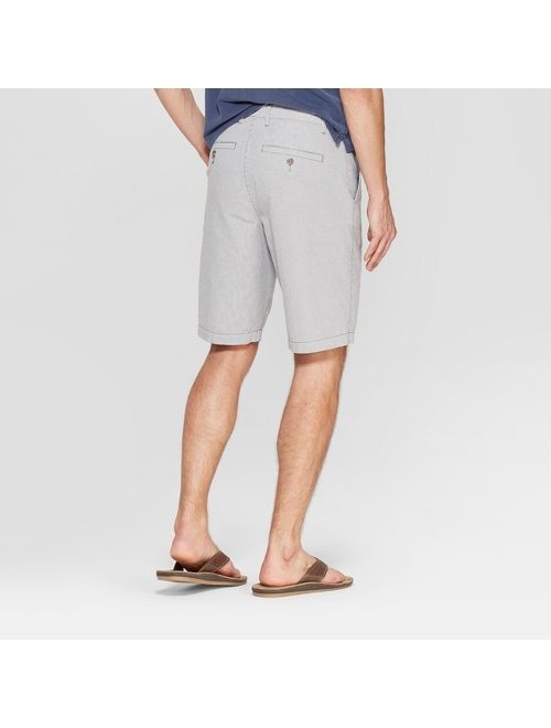 Men's Striped Chino Shorts - Goodfellow & Co&#153; Gray