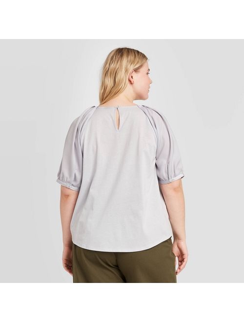 Women's Plus Size Short Sleeve T-Shirt - Who What Wear